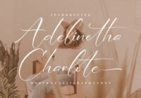 Adelinetha Charlote Font - Featured Image