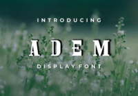 Adem Font - Featured Image