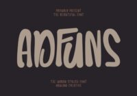 Adfuns Font - Featured Image