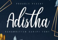 Adistha Font - Featured Image