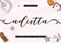 Adistta Font - Featured Image