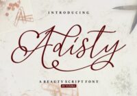 Adisty Font - Featured Image