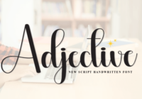Adjective Font - Featured Image