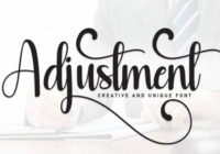 Adjustment Font - Featured Image