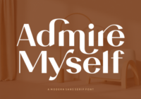 Admire Myself Font - Featured Image