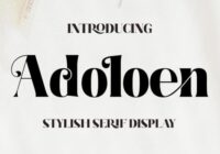 Adoloen Font - Featured Image