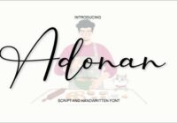 Adonan Font - Featured Image