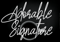 Adorable Signature Font - Featured Image