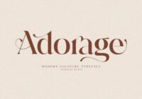 Adorage Font - Featured Image