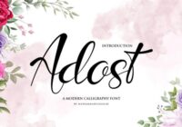 Adost Font - Featured Image