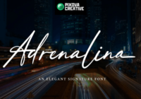 Adrenalina Font - Featured Image