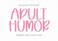 Adult Humor Font - Featured Image