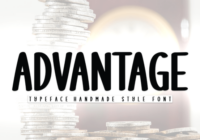 Advantage Font - Featured Image