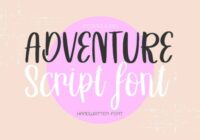 Adventure Script Font - Featured Image