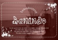 Aenindo Font - Featured Image