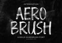 Aero Brush Font - Featured Image
