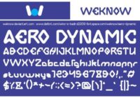 Aero Dynamic Font - Featured Image