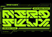 Aero Flux Font - Featured Image