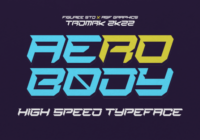 Aerobody Font - Featured Image