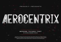 Aerocentrix Font - Featured Image