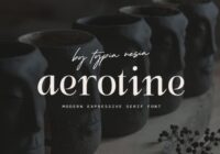 Aerotine Font - Featured Image