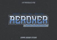 Aeroxer Font - Featured Image