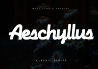 Aeschyllus Font - Featured Image