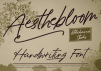 Aesthebloom Font - Featured Image