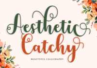 Aesthetic Catchy Font - Featured Image