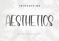 Aesthetics Font - Featured Image