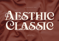 Aestic Clasic Font - Featured Image