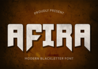 Afira Font - Featured Image