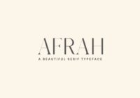 Afrah Family Font - Featured Image