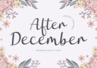 After December Font - Featured Image