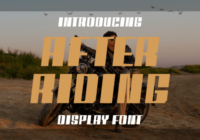After Riding Font - Featured Image