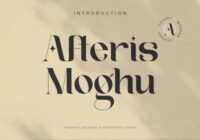 Afteris Moghu Font - Featured Image