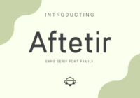 Aftetir Font - Featured Image
