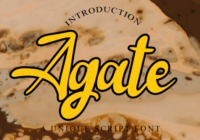 Agate Font - Featured Image