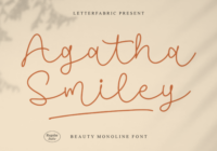 Agatha Smiley Font - Featured Image