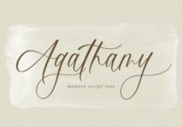Agathamy Font - Featured Image