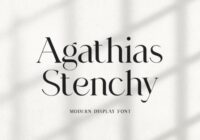 Agathias Stenchy Font - Featured Image