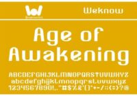 Age of Awakening Font - Featured Image