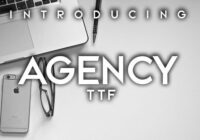 Agency Font - Featured Image