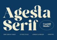 Agesta Serif Font - Featured Image