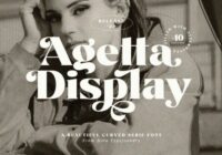 Agetta Display Font - Featured Image