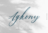 Aghony Font - Featured Image