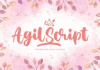 Agil Script Font - Featured Image