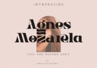 Agnes Mozarela Font - Featured Image