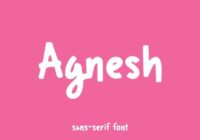 Agnesh Font - Featured Image