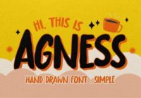 Agness Font - Featured Image
